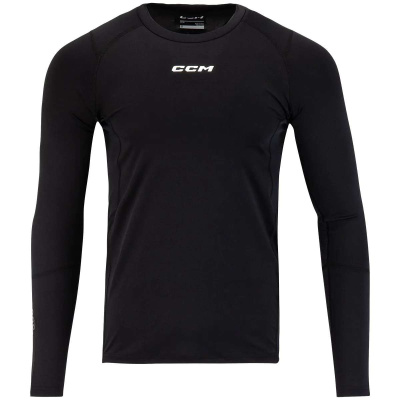 Нательное белье (майка с длинным рукавом) CCM COMPRESSION LS TOP WITH GEL SR