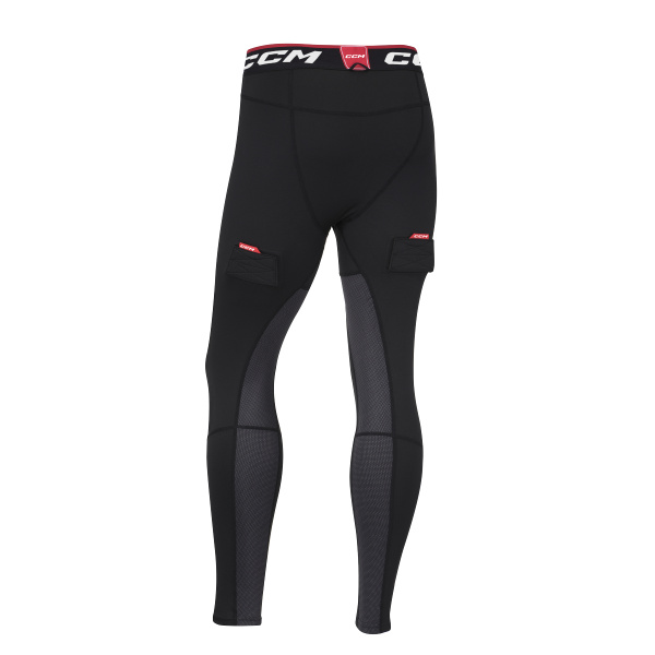 Нательное белье (брюки с раковиной) CCM COMPRESSION PANT WITH GEL JOCK JR