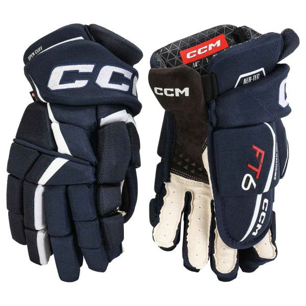 Перчатки CCM JETSPEED FT6 SR (NAV/WHT 13")